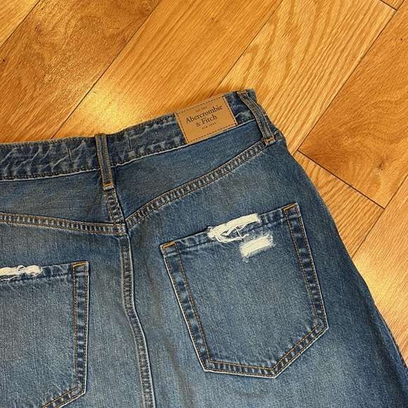 Abercrombie & Fitch denim mink skirt - Picture 5 of 9